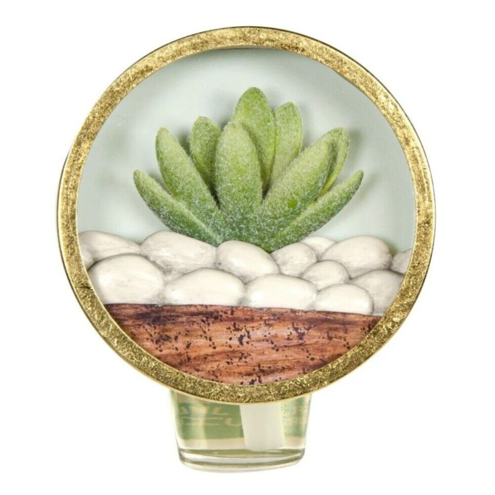 Better Homes & Gardens Succulent Oil Diffuser Green Cactus LED Aromatherapy NEW